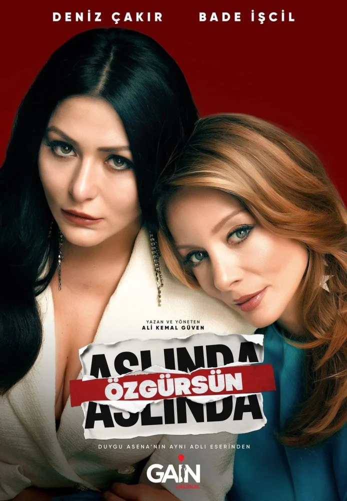 На самом деле вы свободны турецкий сериал, постер