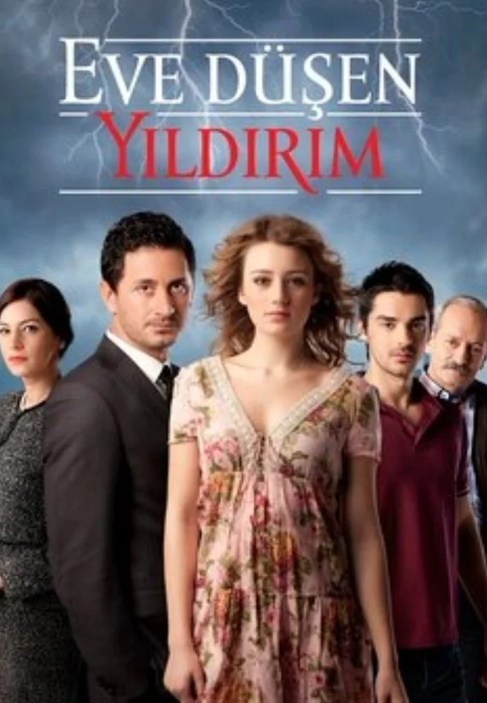 В дом упавшая молния турецкий сериал, постер