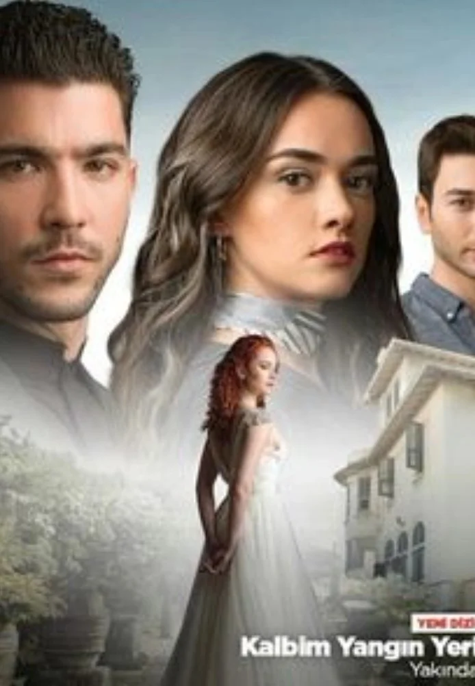 Огонь в моем сердце турецкий сериал, постер