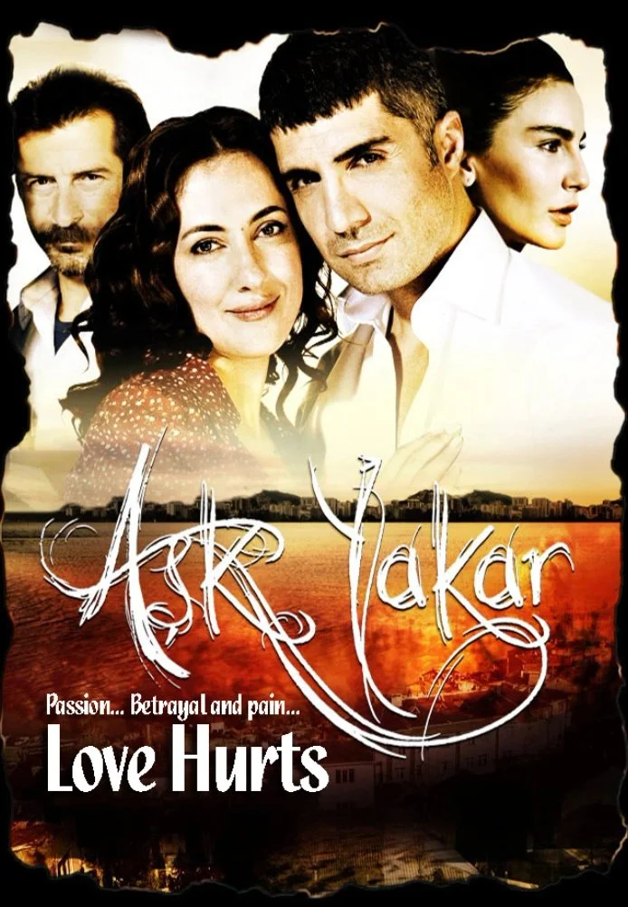 Любовь сжигает турецкий сериал, постер